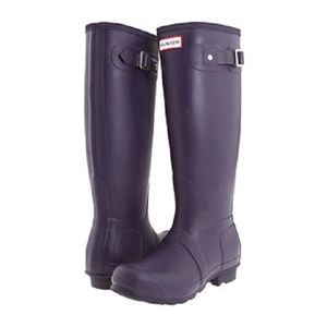 Hunter Boots Purple Tall